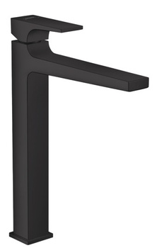 Hansgrohe Metropol jednouchwytowa bateria umywalkowa 260 z kpl. odpływowym Push-Open, uchwyt jednoramienny,  czarny matowy 32512670