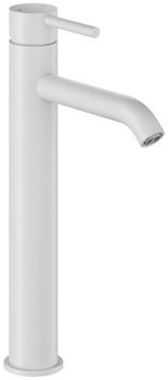 KFA bateria umywalkowa nablatowa Moza, biały mat + click clack 5032-612-44