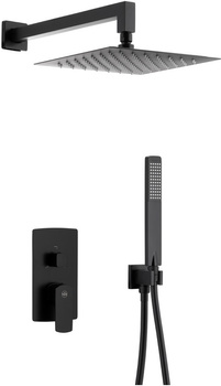 KFA zestaw natryskowy podtynkowy MOKAIT z baterią 3 funkcyjną, czarny 5539-511-81