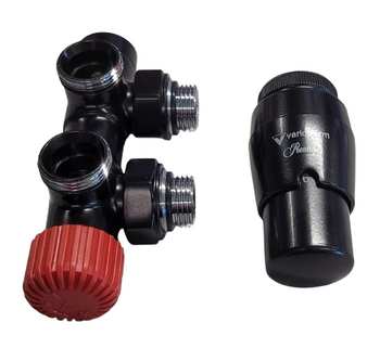 Vario Term zestaw termostatyczny TWINS lewy czarny mat TSGS0224CFK/L