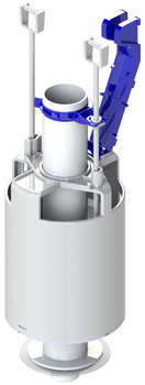 KK-POL zawór spustowy dwufunkcyjny z silikonową uszczelką (do Foki) ZSD/211/0/L