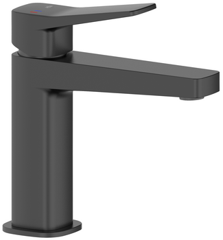 KFA bateria umywalkowa ze spustem klik-klak Malaga, czarny 4522-815-81