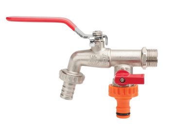 Invena kran ogrodowy VERT z podwójnym spustem ZW-65-015