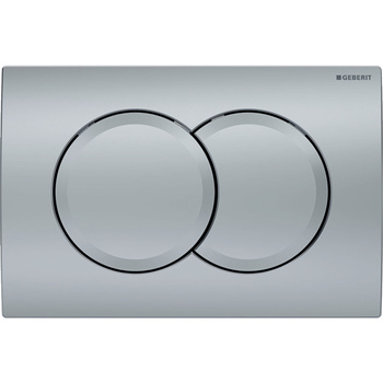 Geberit przycisk uruchamiający Delta 01, przedni, chrom-mat 115.107.46.1