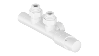 Tully zestaw termostatyczny zespolony biały TZTZ/B