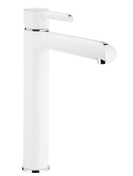 KFA bateria umywalkowa ANGELIT nablatowa stojąca, biała-chrom 4722-612-40