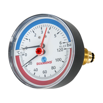 Diamond termomanometr TYP:420 tył ART.420-P.80-120