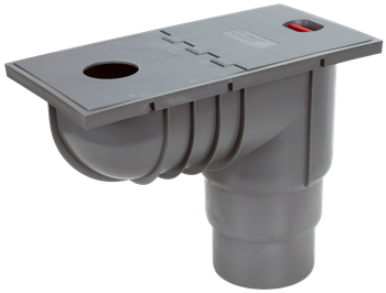 Tycner osadnik rynnowy fi 110, szary 9200S