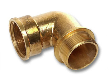 Sanha kolano mosiężne 90° GWxGZ 1" 26131R