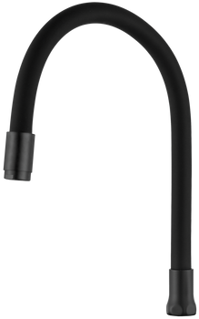 Invena jednofunkcyjna elastyczna wylewka do baterii Plus, czarny SC-B1-227-L