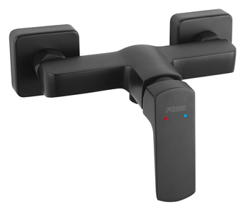 Ferro VITTO VerdeLine bateria natryskowa ścienna, czarny BVI7VLBL