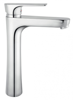 Ferro bateria ALGEO SQUARE umywalkowa stojąca nablatowa, chrom BAQ2L