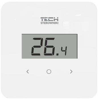 Tech regulator pokojowy bezprzewodowy R-8B PLUS biały, dwustanowy STR8BPLUSWH