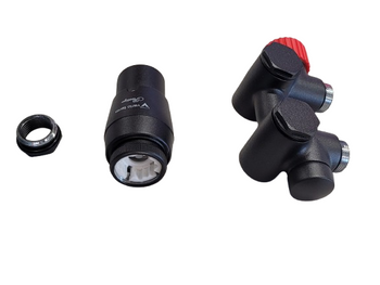 Vario Term zestaw termostatyczny Integra DUO prawy czarny struktura IDGS0214CFK/P