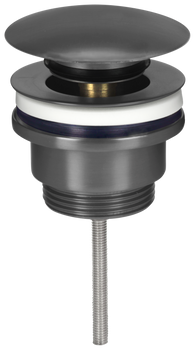 Instadrain korek klik-klak do umywalki z przelewem i bez przelewu, grafit 2875