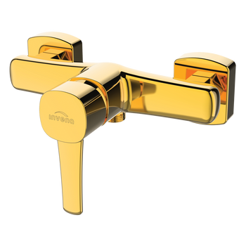 Invena bateria natryskowa Glamour, złoty BN-02-009-V