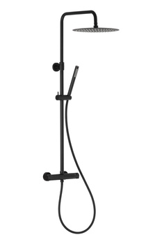 KFA deszczownia premium z baterią natryskową MOZA BLACK 5736-920-81