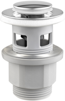 KFA spust umywalkowy z przelewem typu klik-klak, chrom 660-356-00