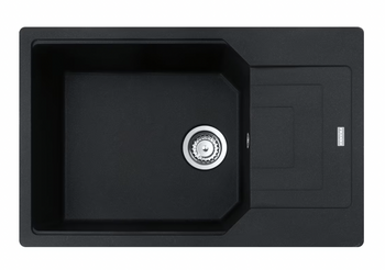 Franke zlewozmywak jednokomorowy wbudowywany Fragranit Urban UBG 611-78 XL, onyx 114.0687.278