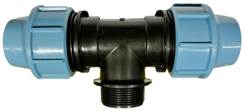 Unidelta trójnik redukcyjny PE GZ PE 25x1''x25 603526