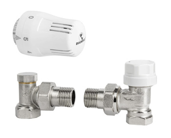 Diamond zestaw termostatyczny, F-K, kątowy ART.412.A.ZEST.TERM.KĄT