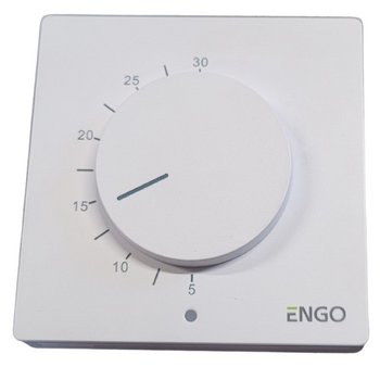 WYPRZEDAŻ: Engo regulator dobowy ENGO SIMPLE biały ESIMPLE230W