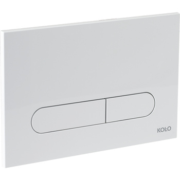 Koło przycisk spłukujący Slim, biały 94183001