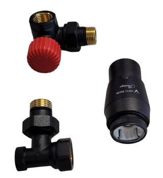 Vario Term zestaw termostatyczny MASTER prawy czarny strukturalny EMAGS0214CFK/P