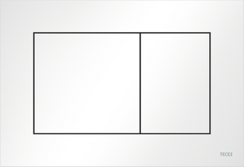 Tece TECEnow - przycisk spłukujacy do WC, biały antybakteryjny 9240405