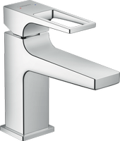 Hansgrohe Metropol jednouchwytowa bateria umywalkowa 100 z kpl. odpływowym Push-Open, uchwyt loop 74500000