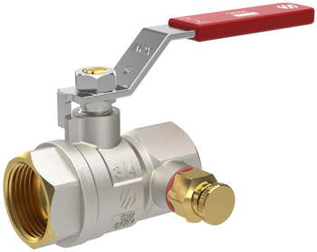 Arco zawór kulowy wodny ze spustem i odpowietrznikiem SENA VA30 3/4", dźwignia INOX 752104