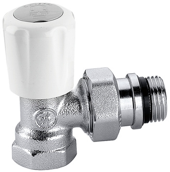 Caleffi zawór grzejnikowy do rur stalowych kątowy 1/2" 401402