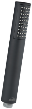 Invena słuchawka natryskowa 1f Siros, czarny AS-80-004-M