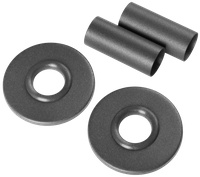 Invena zestaw maskujący do podłączenia grzejnika, grafit UA-11-G15