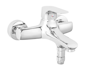 Ferro bateria wannowa ścienna TIGA VERDELINE, chrom BTG1VL