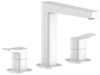 KFA bateria umywalkowa stojąca 3-otworowa Malaga, biały 4522-221-44