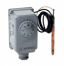 Afriso termostat nastawny z kapilarą TC2 0- 90C nastawna zewnętrzna, kapilara 1000mm, termostat zanurzeniowy 6742100