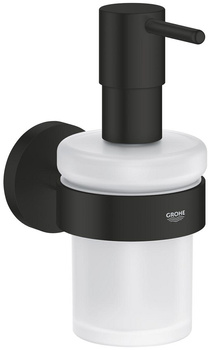 Grohe dozownik do mydła z uchwytem Essentials czarny mat 1022572430