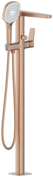 KFA bateria wannowa wolnostojąca Malaga, brushed rose gold PVD 4525-510-34