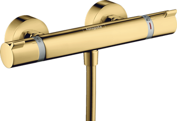 Hansgrohe bateria termostatyczna prysznicowa Ecostat Comfort, montaż natynkowy, złota 13116990