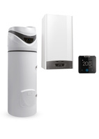 Ariston pakiet ONE NUO 24 NET: kocioł gazowy jednofunkcyjny CLAS ONE SYSTEM 24 + powietrzna pompa ciepła NUOS PRIMO 240 SYS + regulator CUBE S NET ZNONENUO+NET