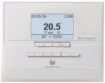 Saunier Duval MiPro Remote R - Zdalne sterowanie radiowe do regulatora MiPro R, ze złączem eBUS 0020231590