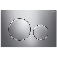 Geberit przycisk uruchamiający Sigma 20, przedni, chrom bł.-chrom mat-chrom bł. 115.882.KH.1