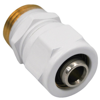 Vario Term złączka zaciskowa GZ 1/2'' x 16 x 2 PEX, biała R187MX048-06