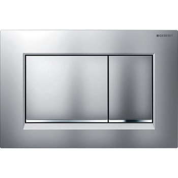 Geberit przycisk uruchamiający Sigma 30, przedni, chrom mat, easy-to-clean 115.883.JQ.1
