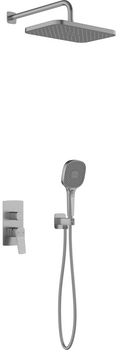 KFA zestaw natryskowy podtynkowy Malaga, gun metal grey PVD 4529-501-61