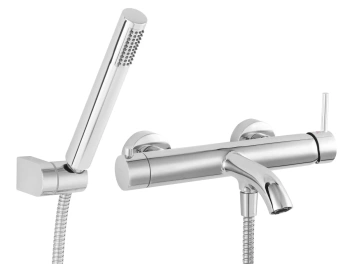 Ferro bateria wannowa z zestawem natryskowym CIRICULUS, chrom BCK11