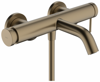 Hansgrohe bateria wannowa, ścienna, natynkowa Tecturis S, brąz szczotkowany 73422140