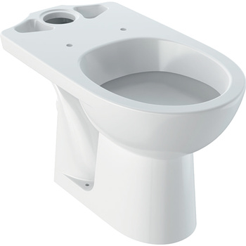 Geberit stojąca miska WC Selnova do spłuczki nasadzanej, lejowa, odpływ poziomy 500.282.01.5
