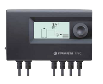 Euroster sterownik pompy c.o. z funkcją sterowania źródłem ciepła E11PC